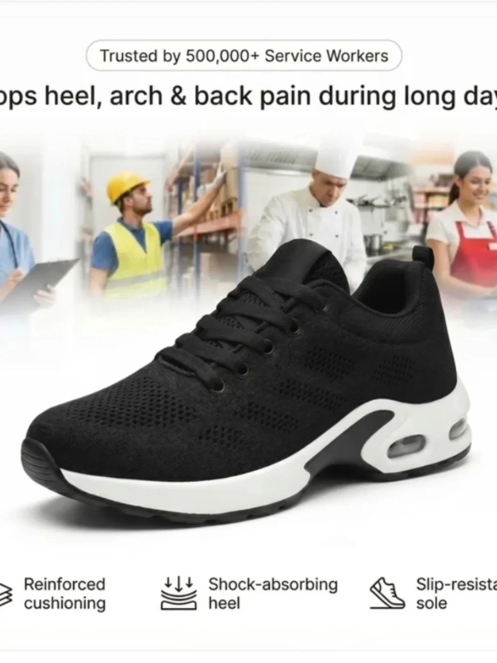 Orthora Pro 12 Hour Shift Shoes